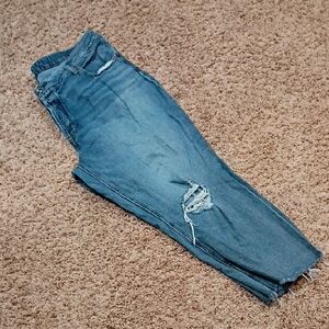 Distressed Blue Women's Jeans